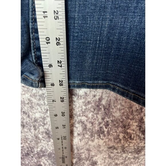 Levi's Jeans Women W28 L32 Blue 725 High Rise Bootcut Western Y2K 90s Boho Retro - Picture 8 of 15